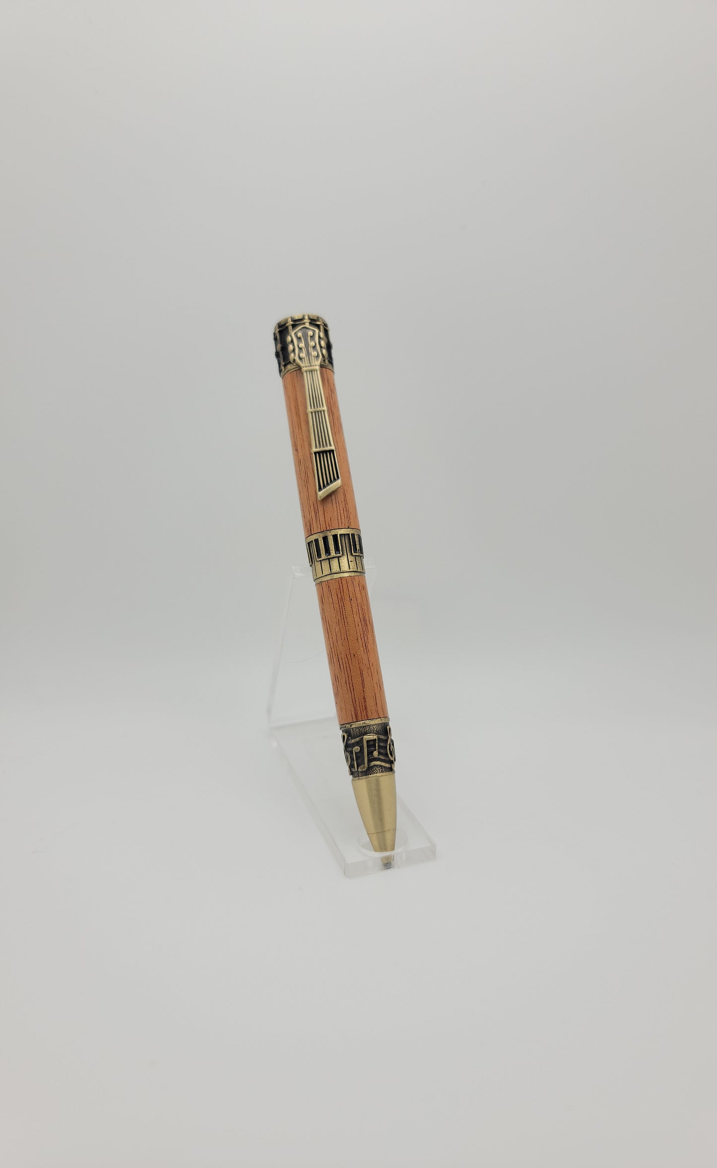 Music Twist Pen - Antique Brass - Mango Wood