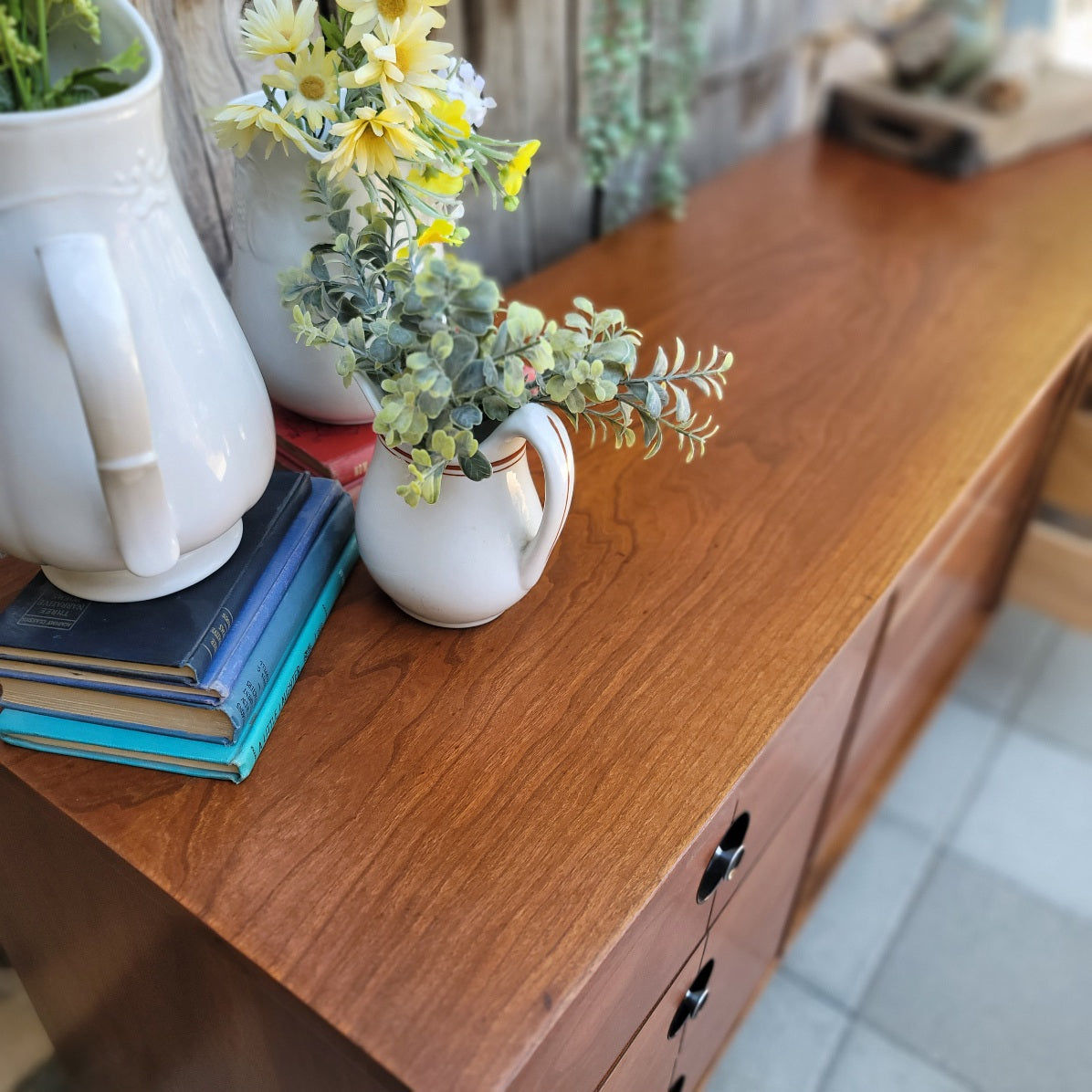 1960's Mid Century Modern Stanley Finnline Low Boy Dresser