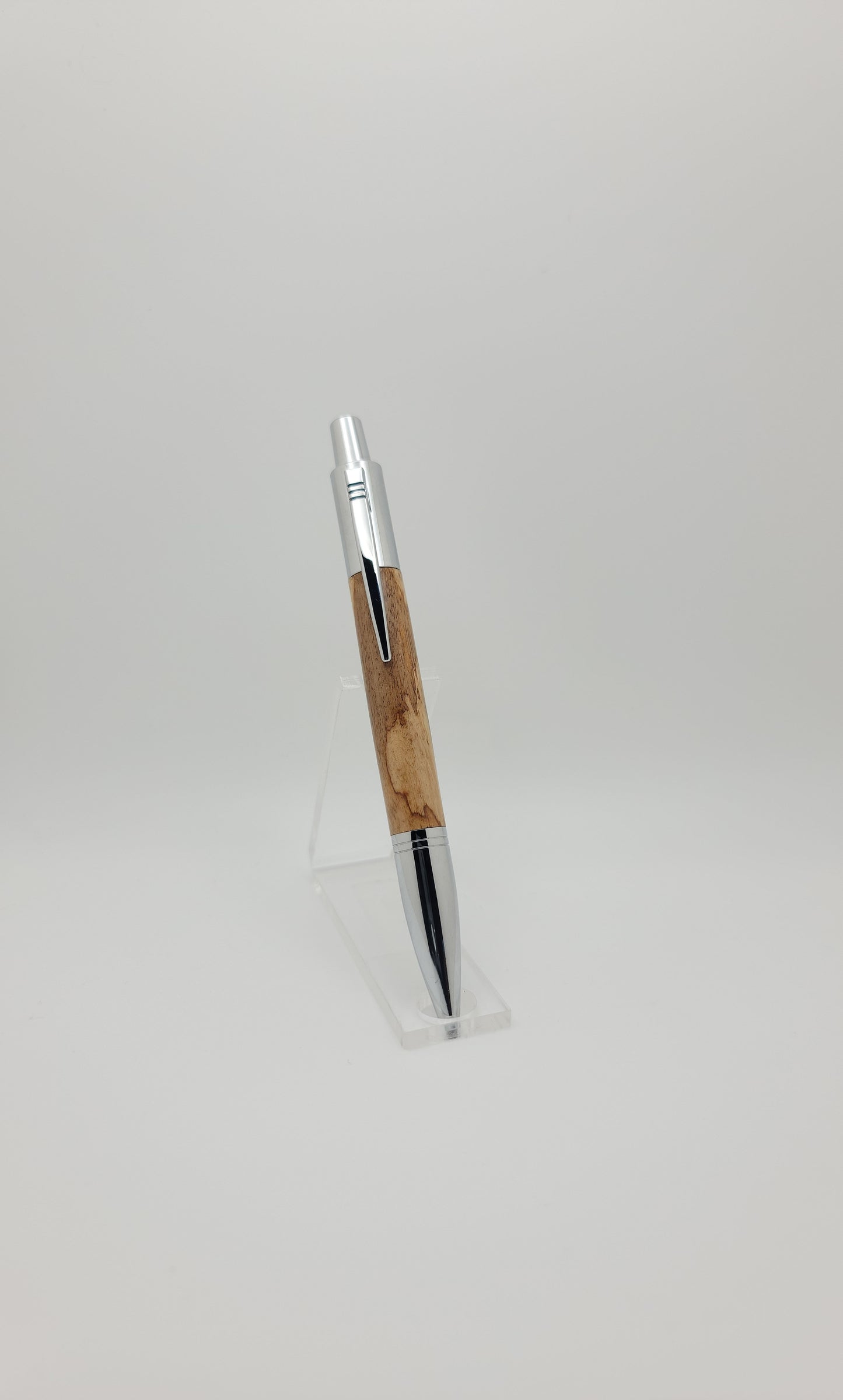 Vesper Click Pen - Chrome - Spalted Elm