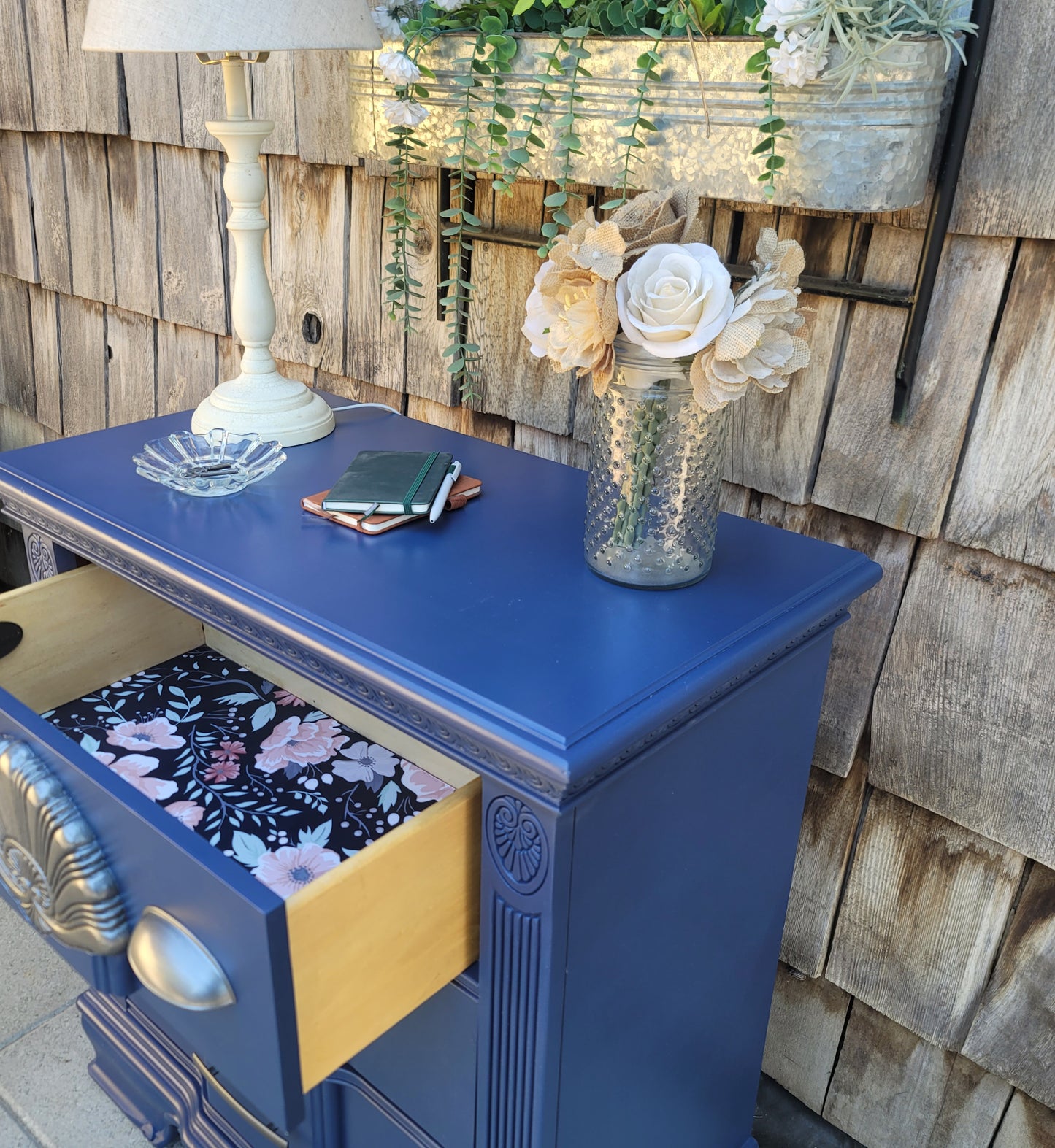 Art Deco Style 3-Drawer Nightstand/Dresser