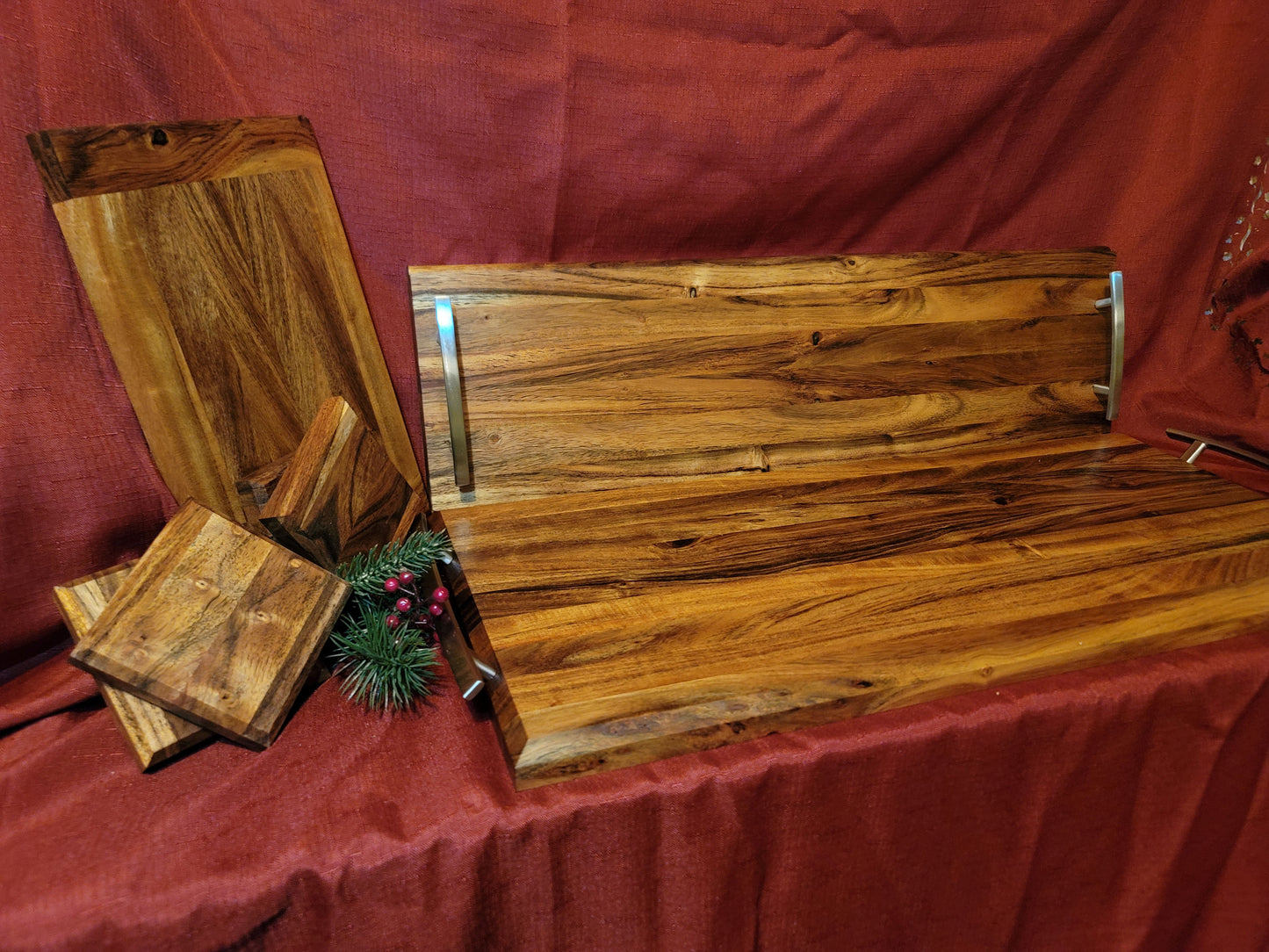 Acacia Wood - Cutting Board - 10 3/4" x 25" x 7/8"