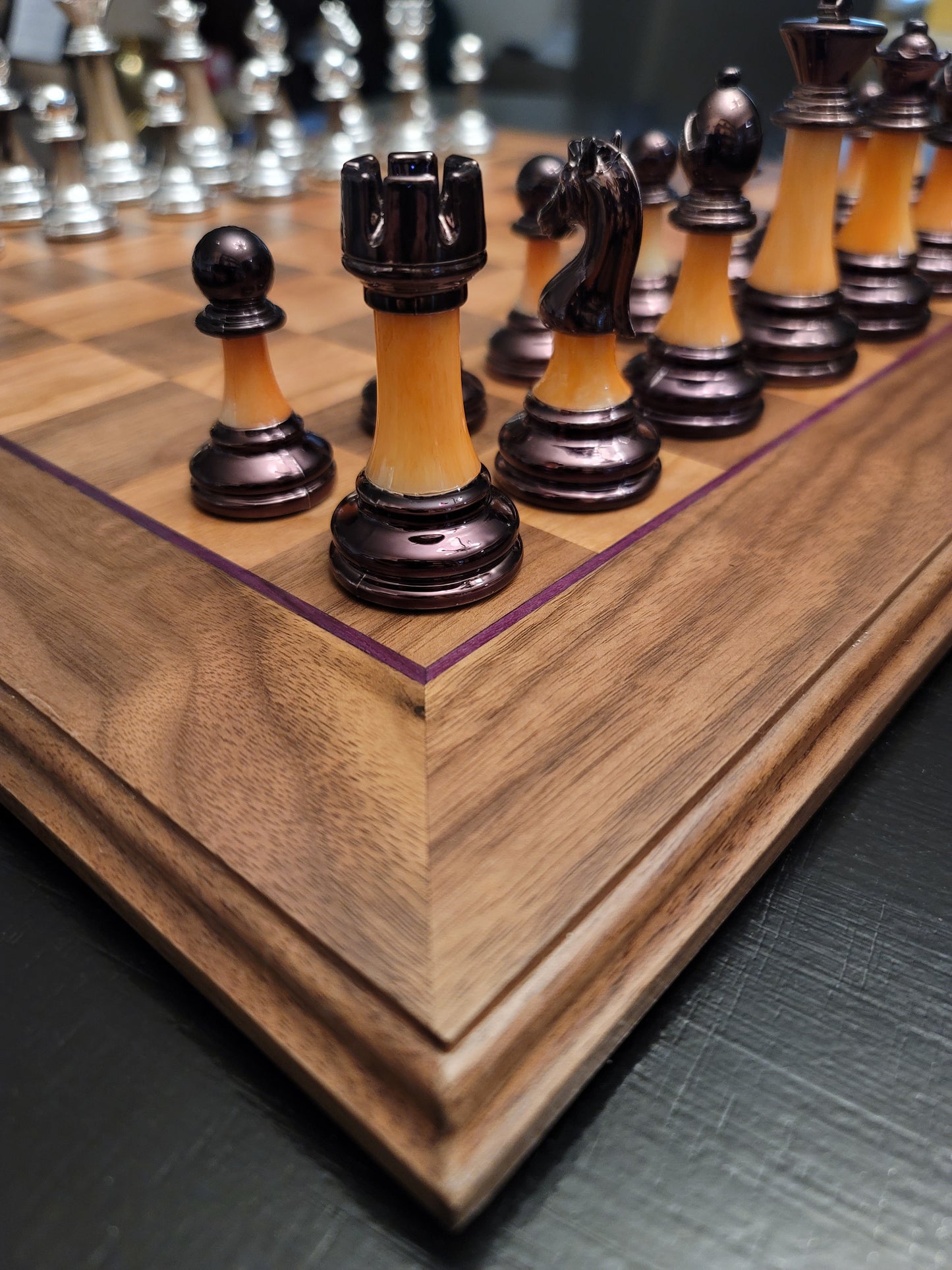 Walnut/Cherry Chess Board Only