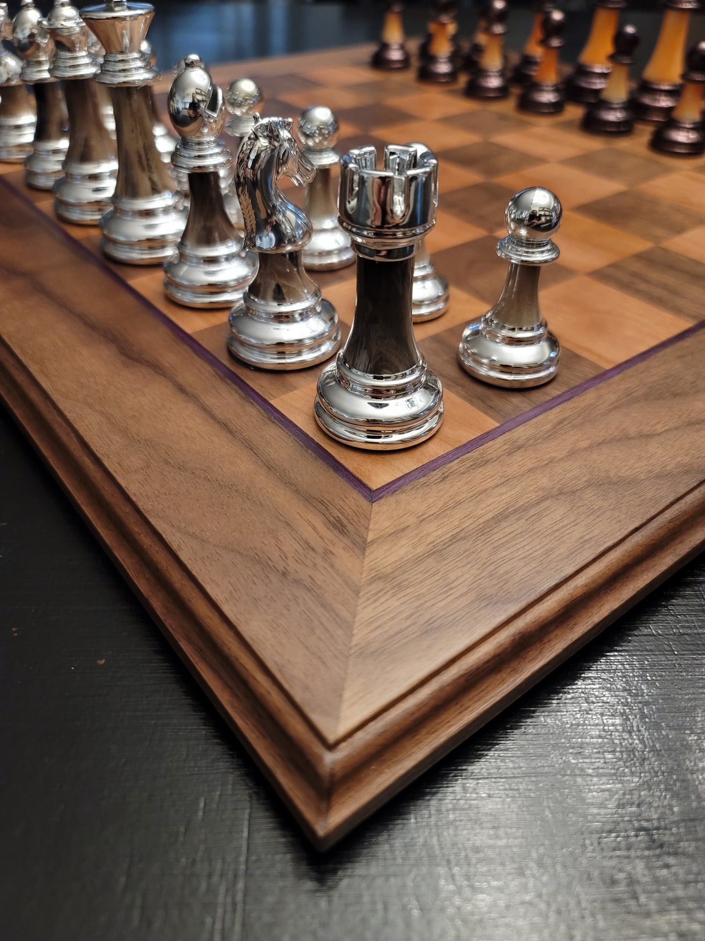 Walnut/Cherry Chess Board Only