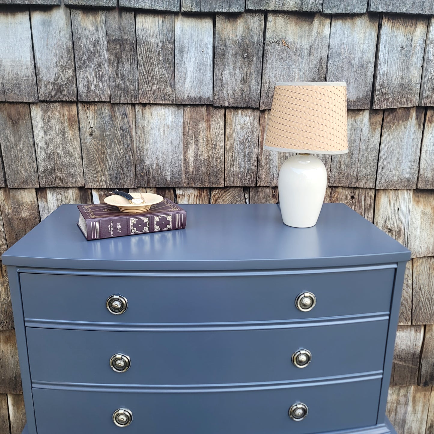 Vintage Dixie Hepplewhite Style Highboy dresser