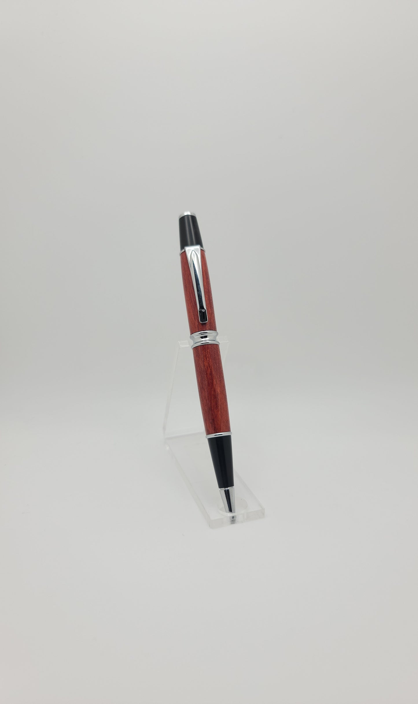 Patrizio Twist Pen - Chrome - Blood Wood