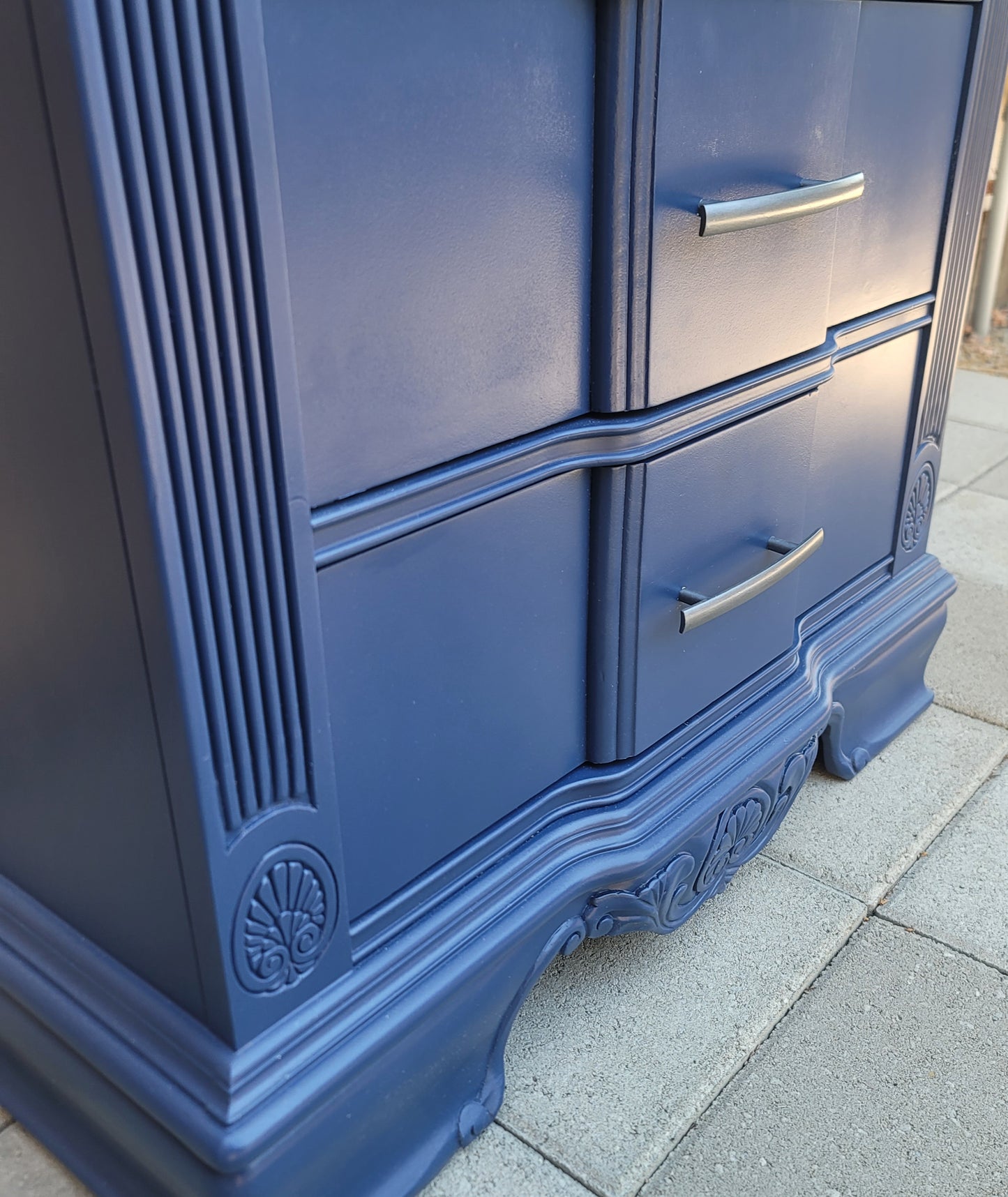 Art Deco Style 3-Drawer Nightstand/Dresser